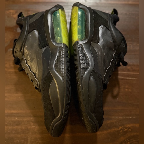 Jordan Air Max 200 Black & Electric Green Size 9.5M - Picture 5 of 12